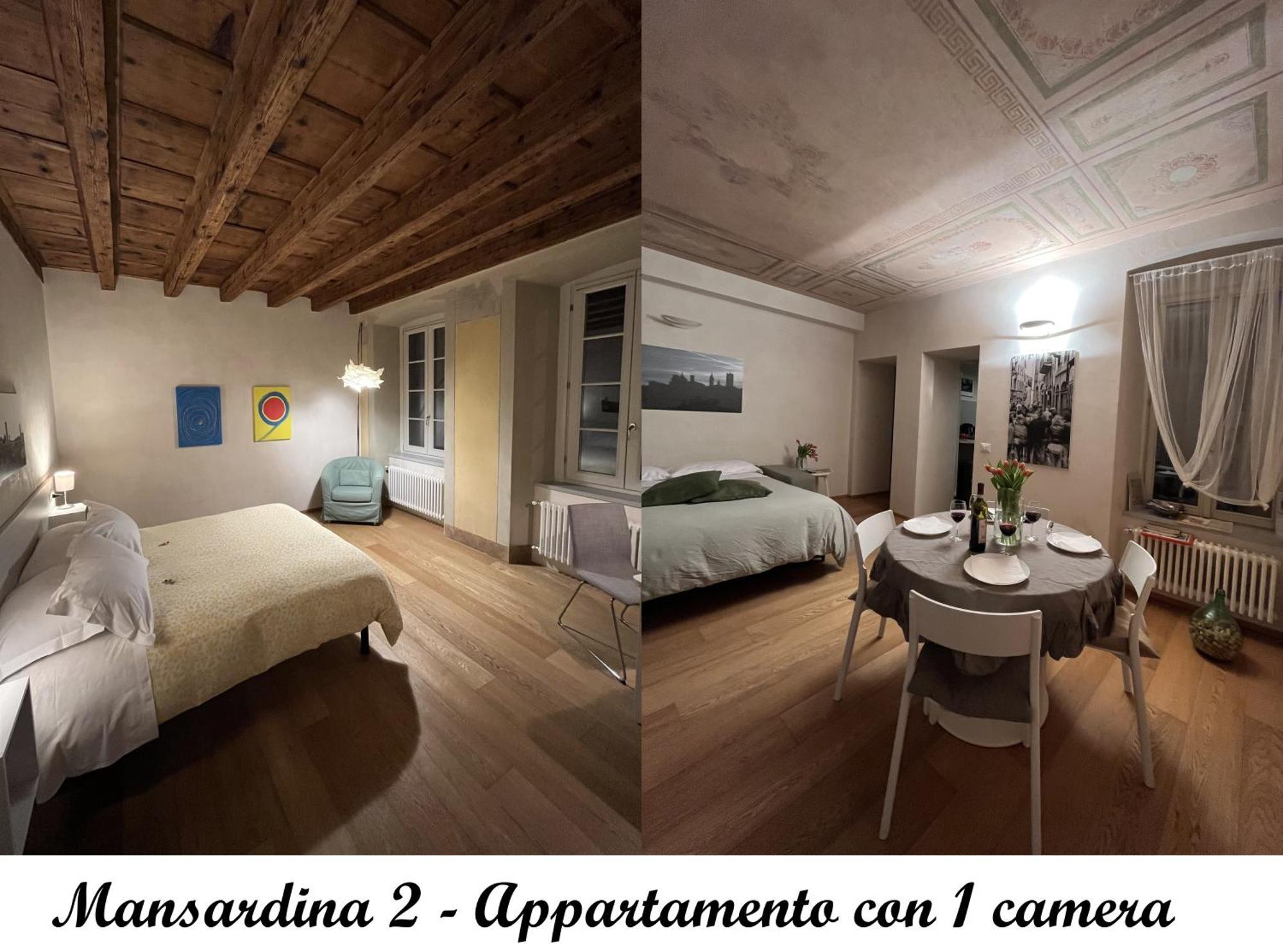 Livinn Bergamo La Mansardina1 E La Mansardina2 Buitenkant foto