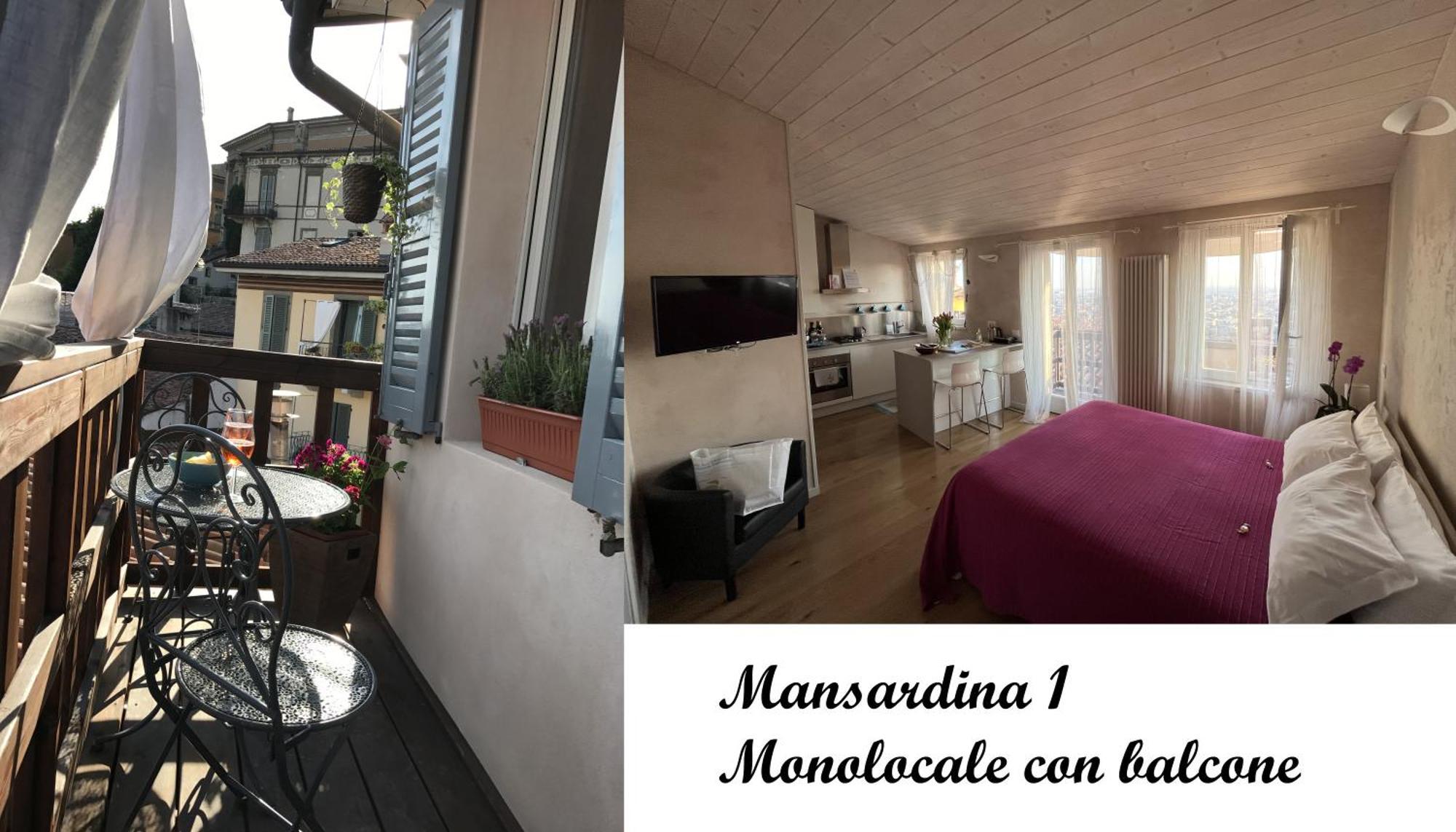 Livinn Bergamo La Mansardina1 E La Mansardina2 Buitenkant foto